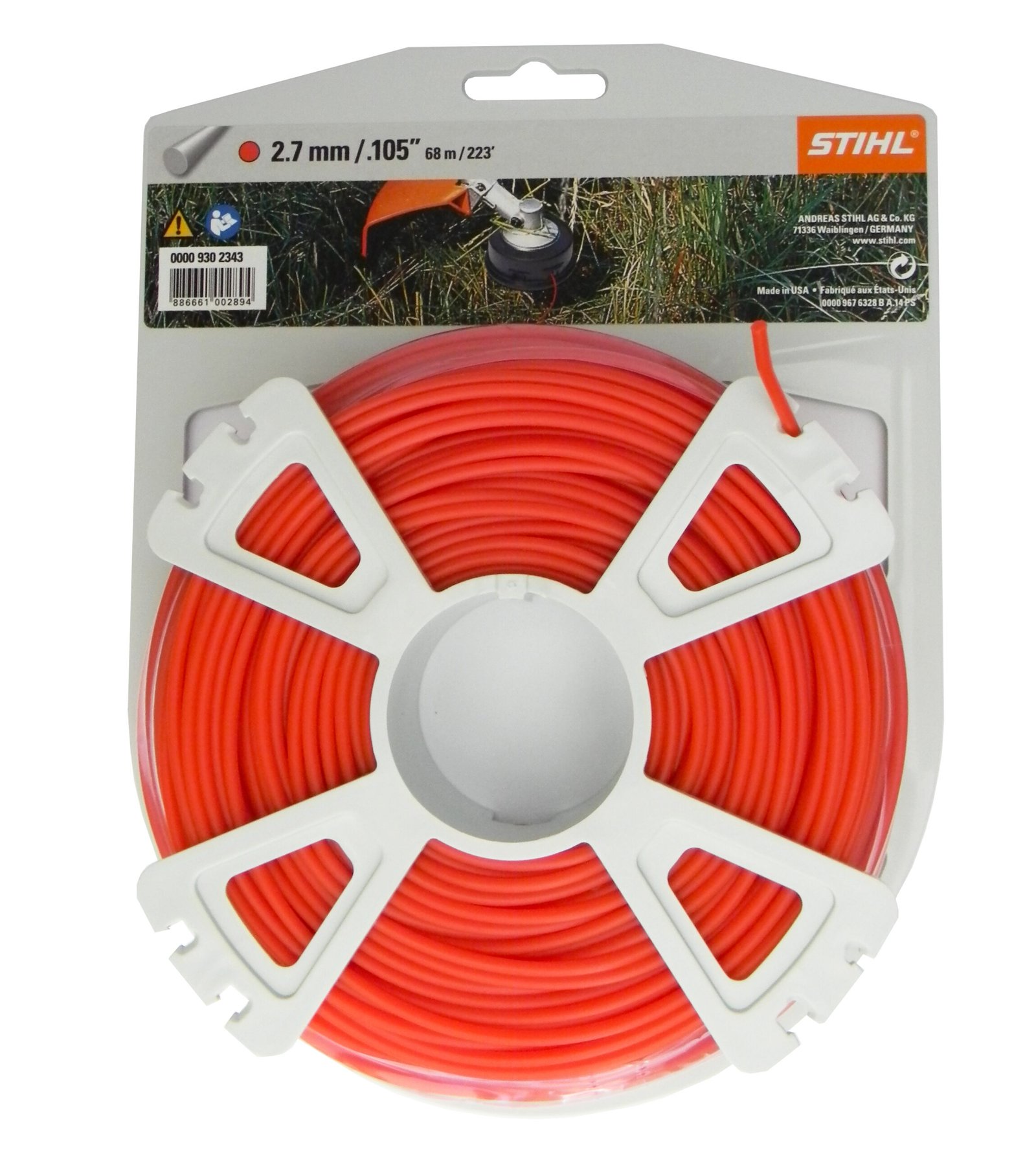 Filo Decespugliatore STIHL 2,7mm 65 mt